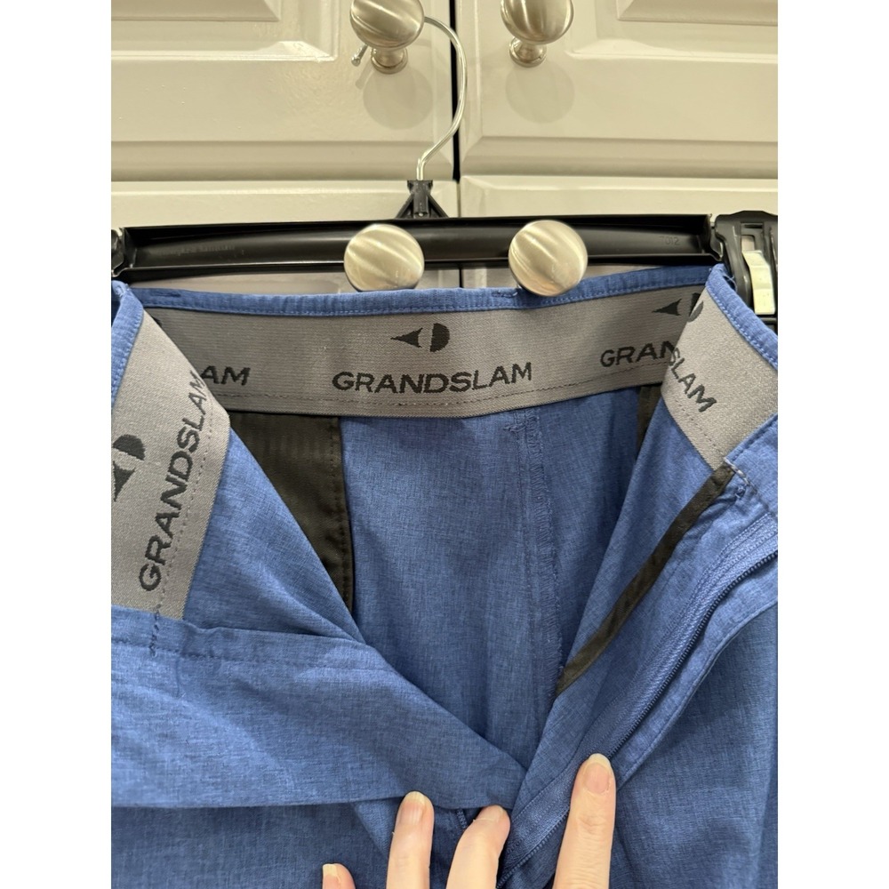 Grandslam Heather Blue Mens Lightweight Shorts 42 - Picture 7 of 8